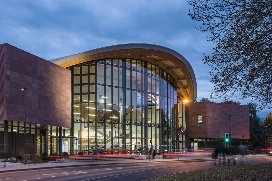 Photo of the Oculus Building at Warwick University